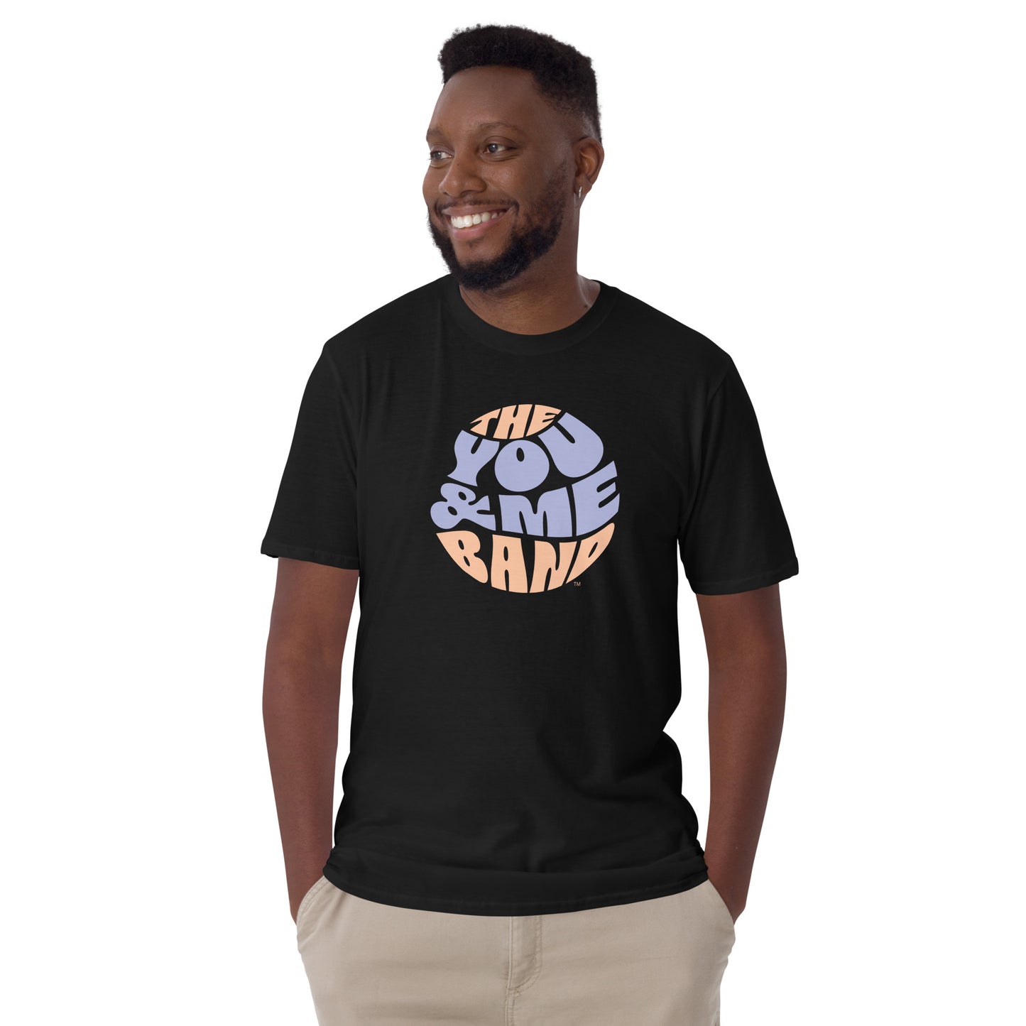 Unisex T-Shirt - Purple & Orange logo