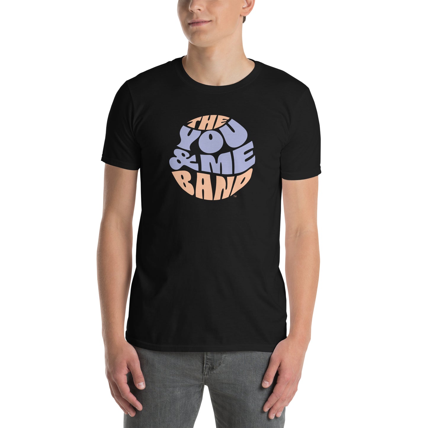 Unisex T-Shirt - Purple & Orange logo