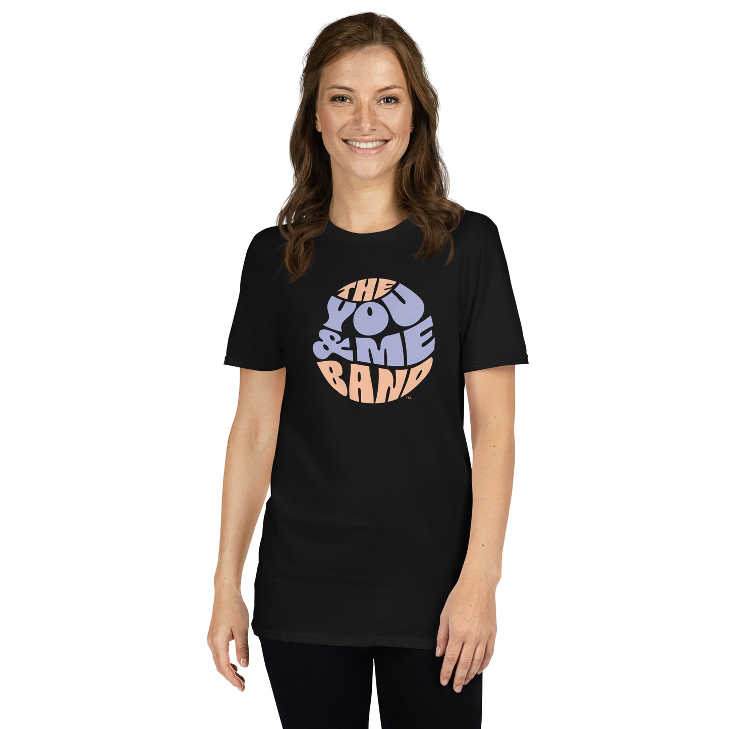 Unisex T-Shirt - Purple & Orange logo