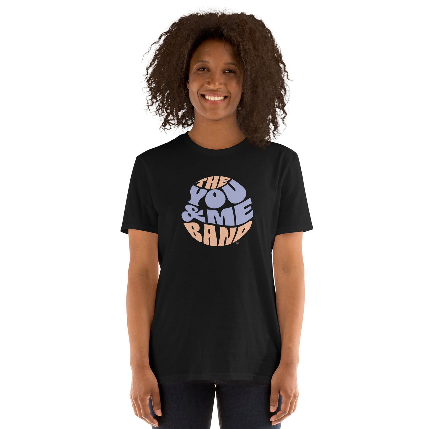Unisex T-Shirt - Purple & Orange logo