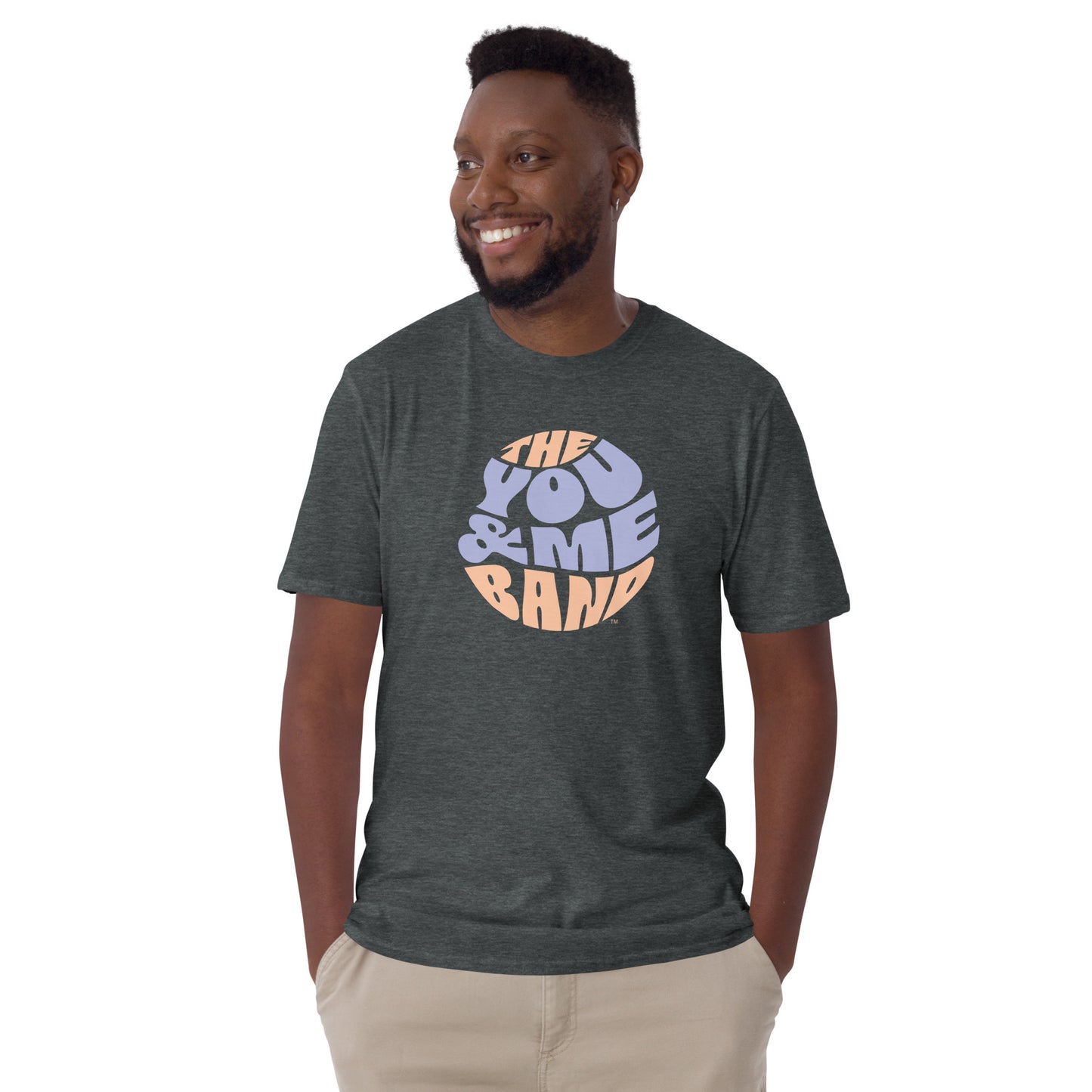 Unisex T-Shirt - Purple & Orange logo
