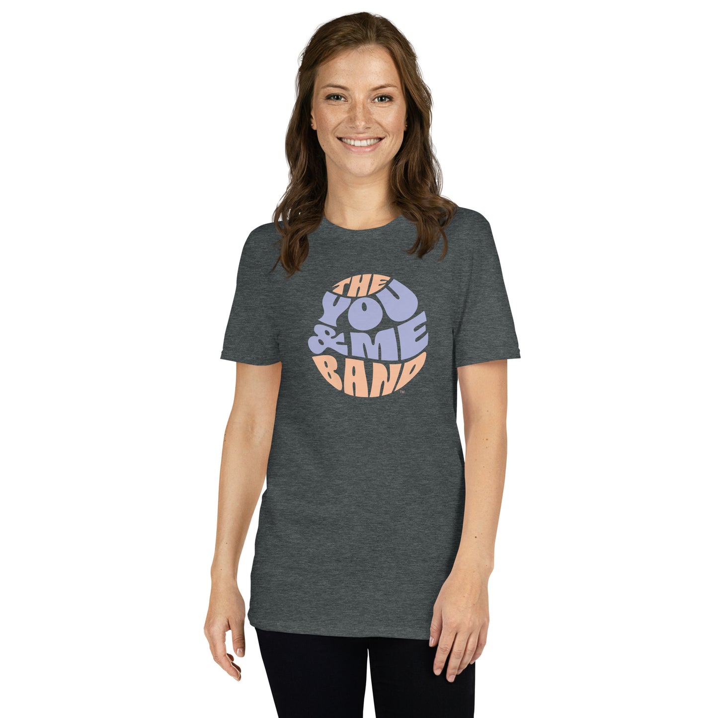 Unisex T-Shirt - Purple & Orange logo