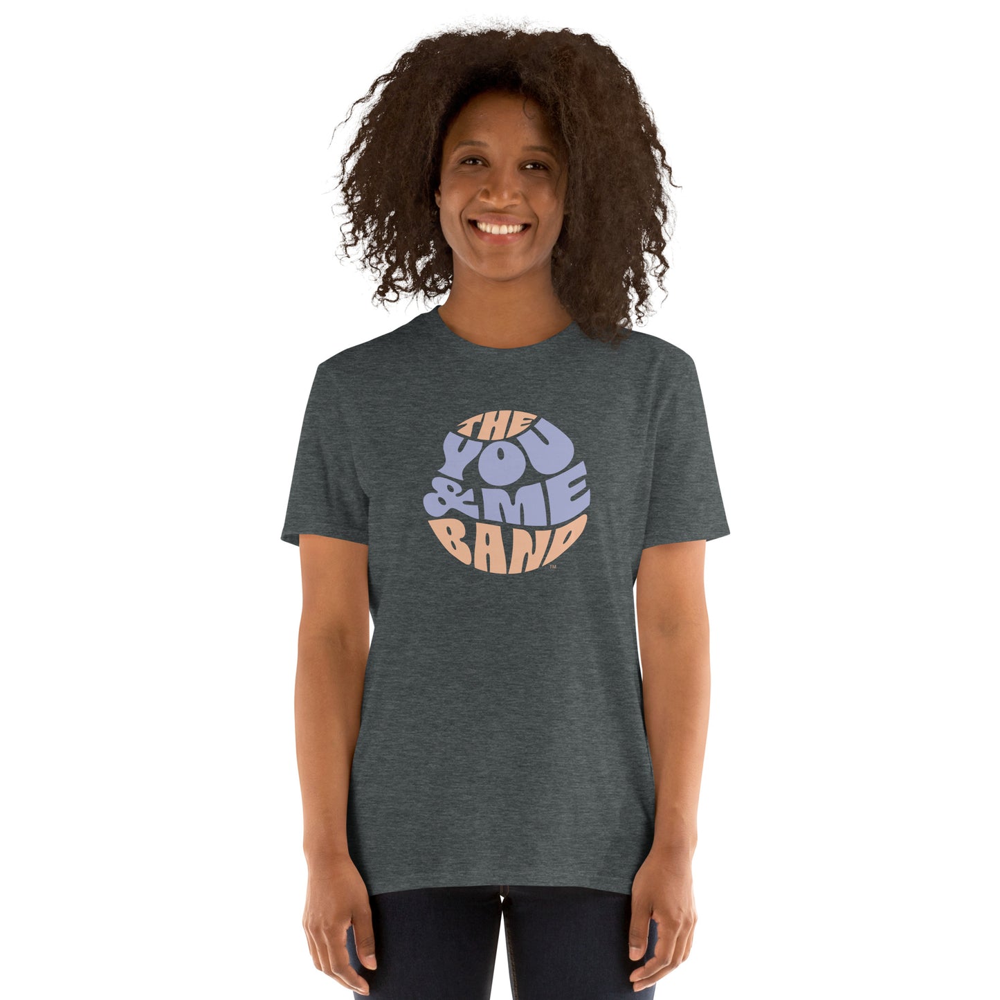 Unisex T-Shirt - Purple & Orange logo