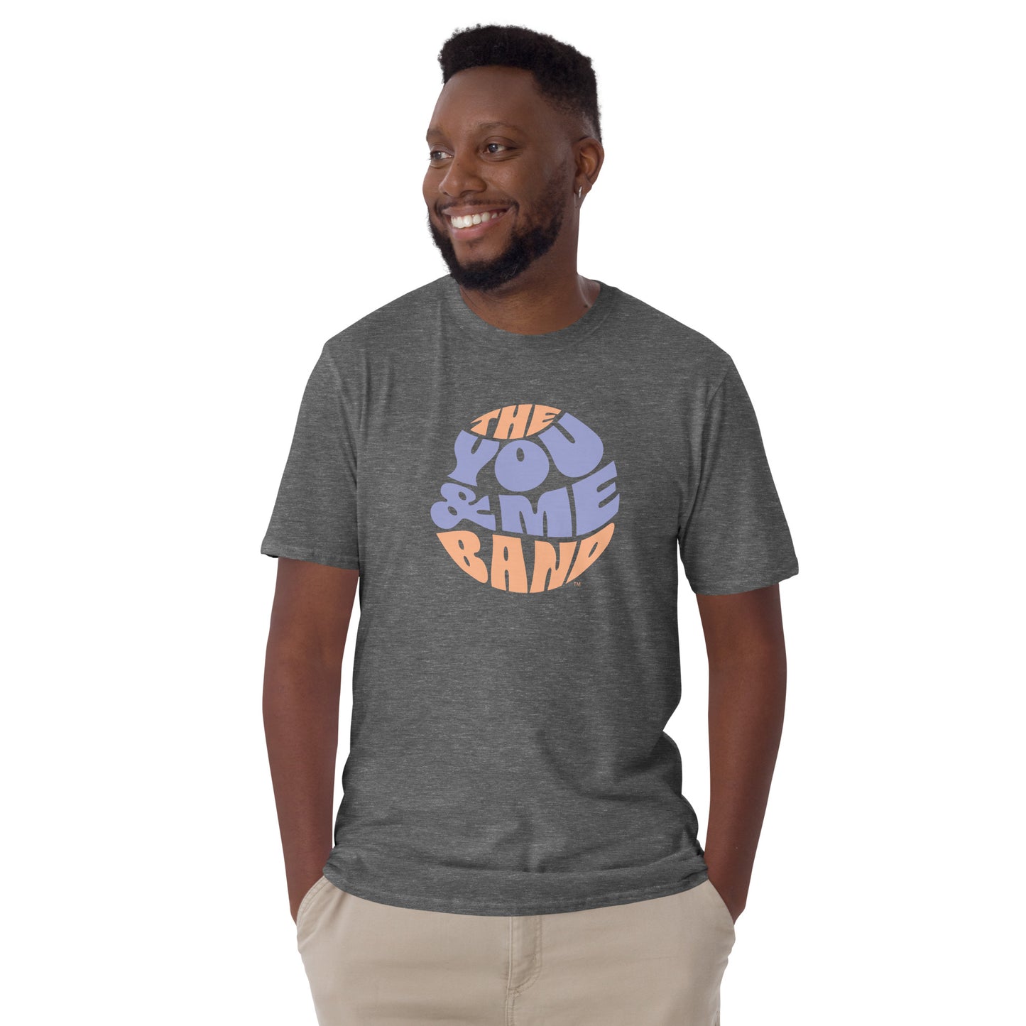 Unisex T-Shirt - Purple & Orange logo