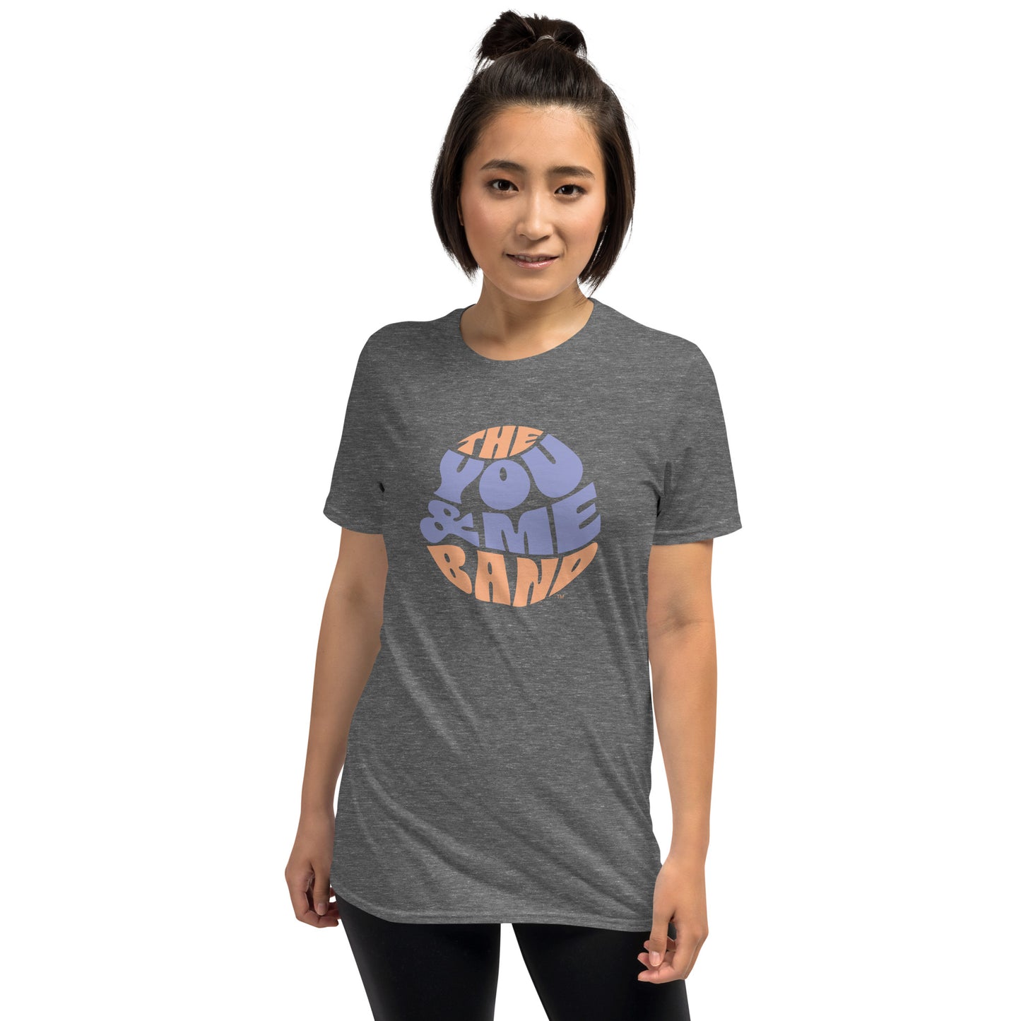 Unisex T-Shirt - Purple & Orange logo