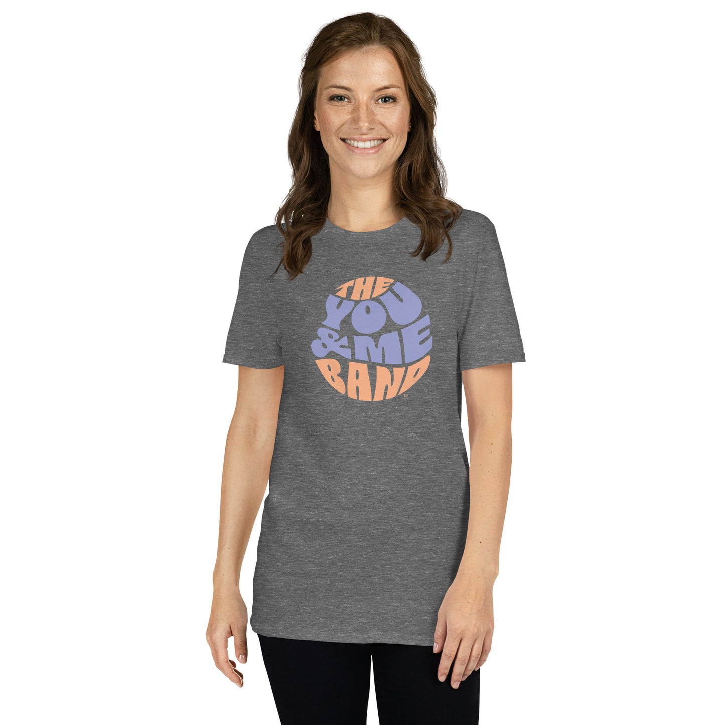 Unisex T-Shirt - Purple & Orange logo