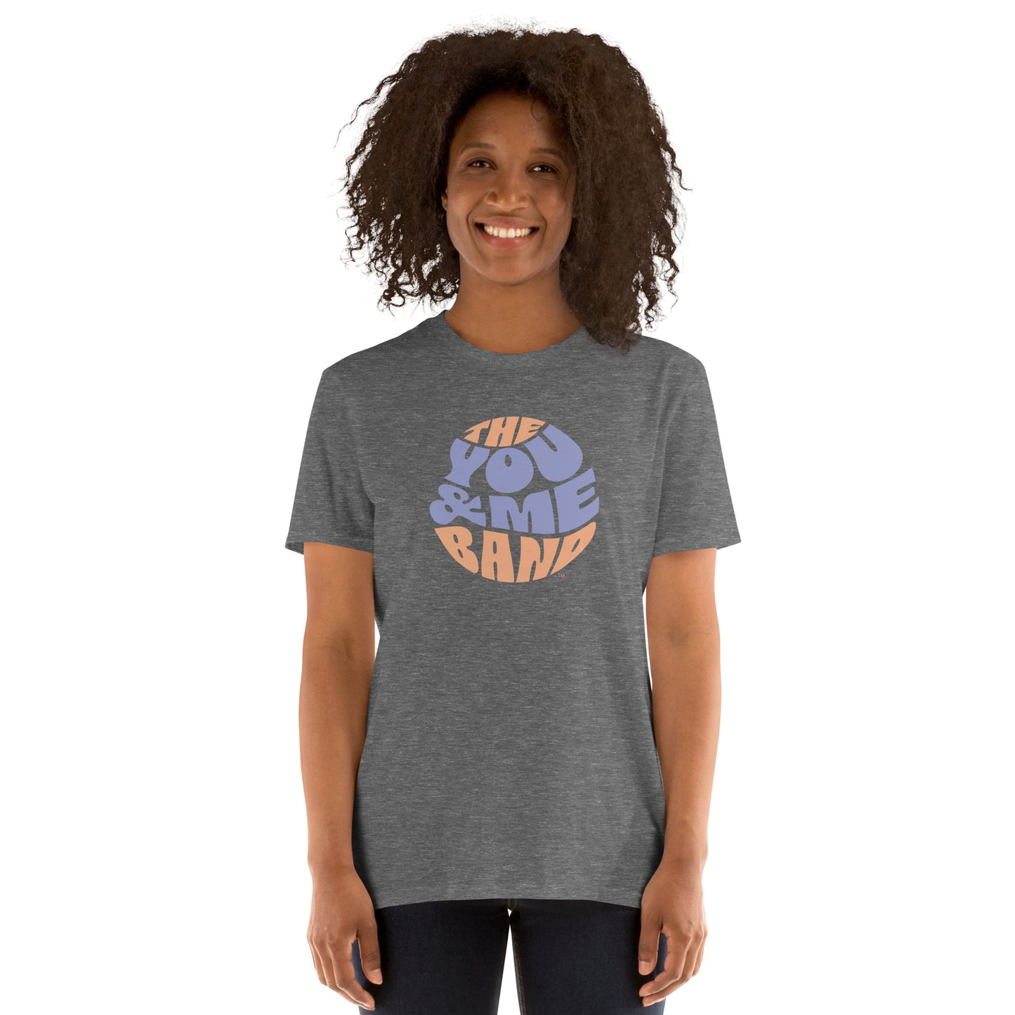 Unisex T-Shirt - Purple & Orange logo