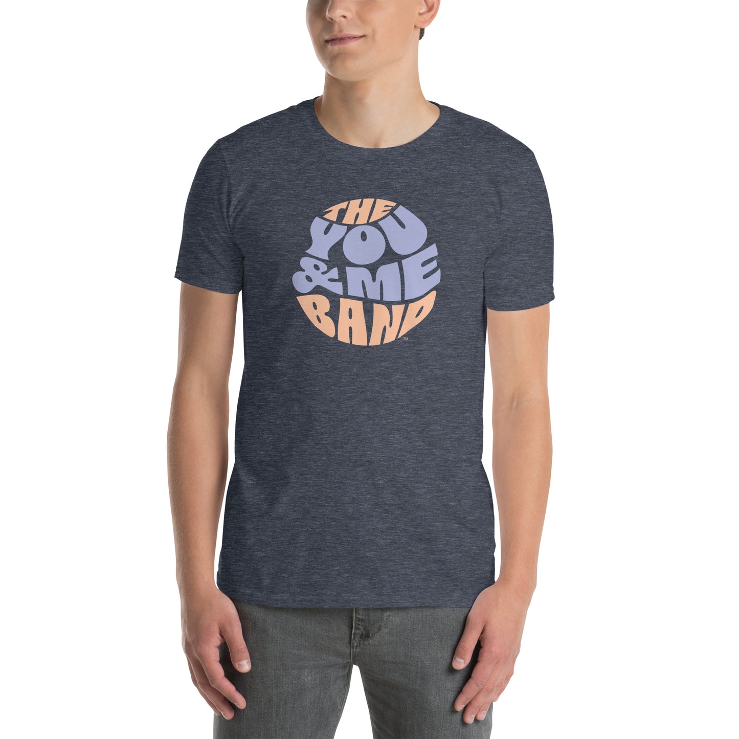 Unisex T-Shirt - Purple & Orange logo