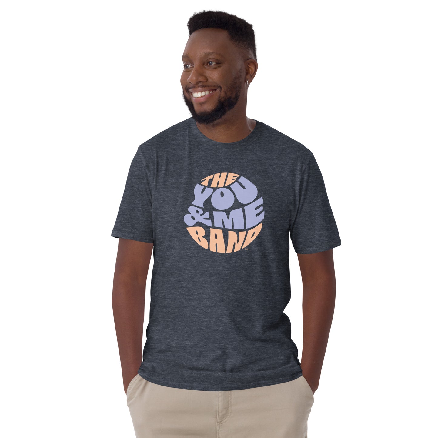 Unisex T-Shirt - Purple & Orange logo