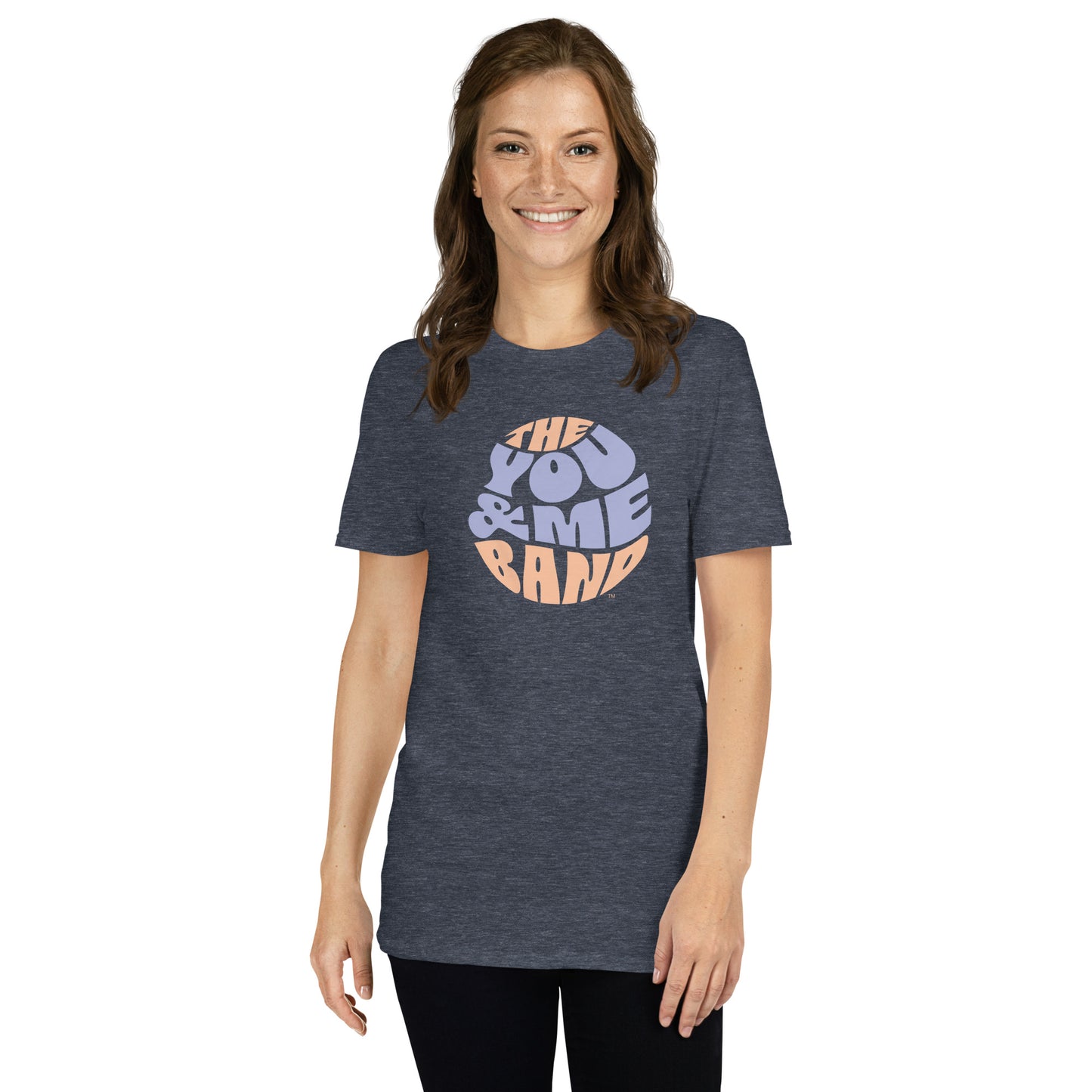 Unisex T-Shirt - Purple & Orange logo