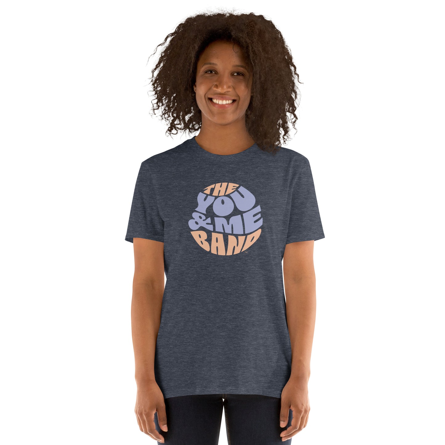 Unisex T-Shirt - Purple & Orange logo