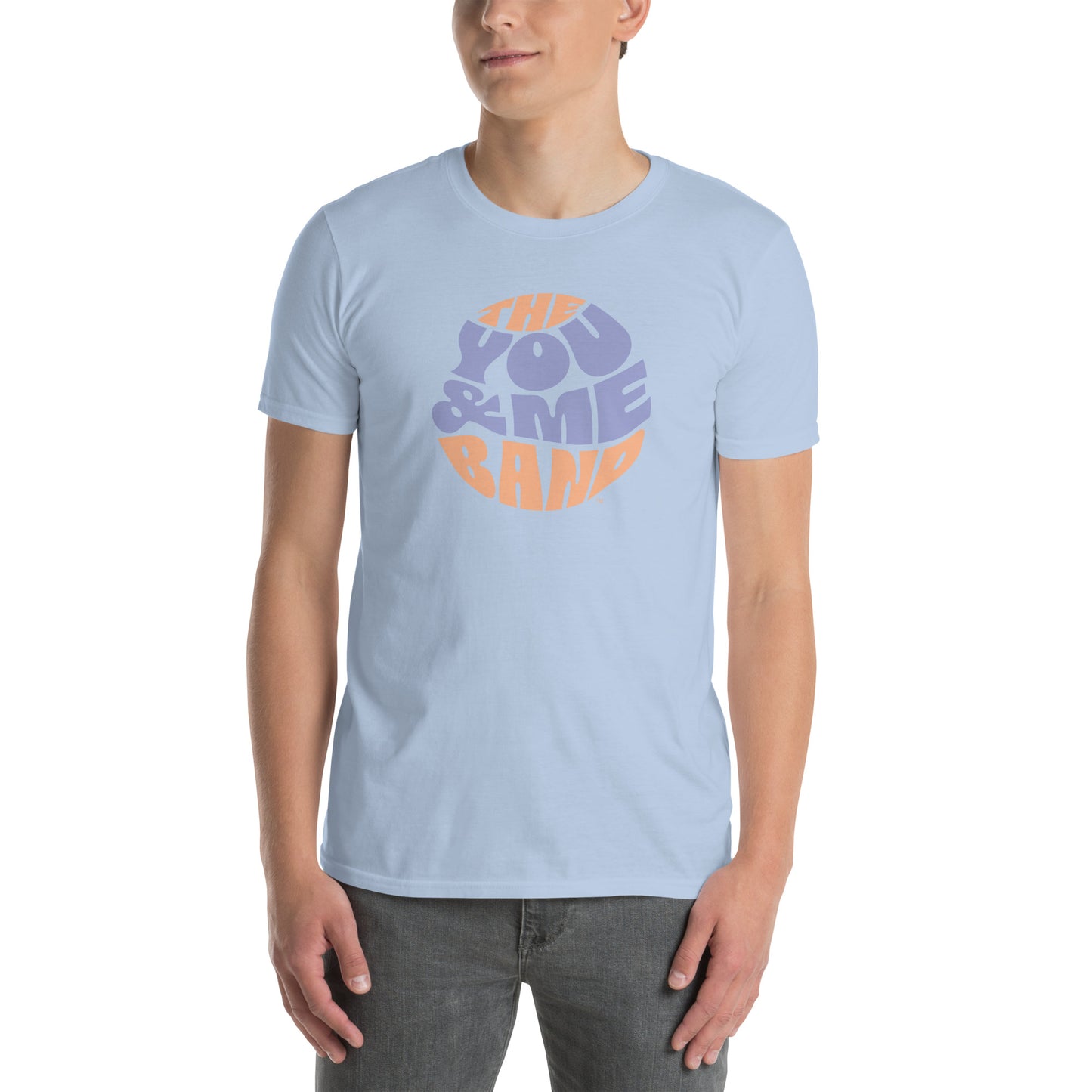 Unisex T-Shirt - Purple & Orange logo