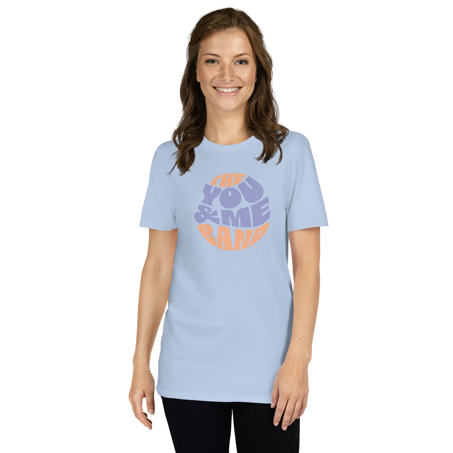 Unisex T-Shirt - Purple & Orange logo