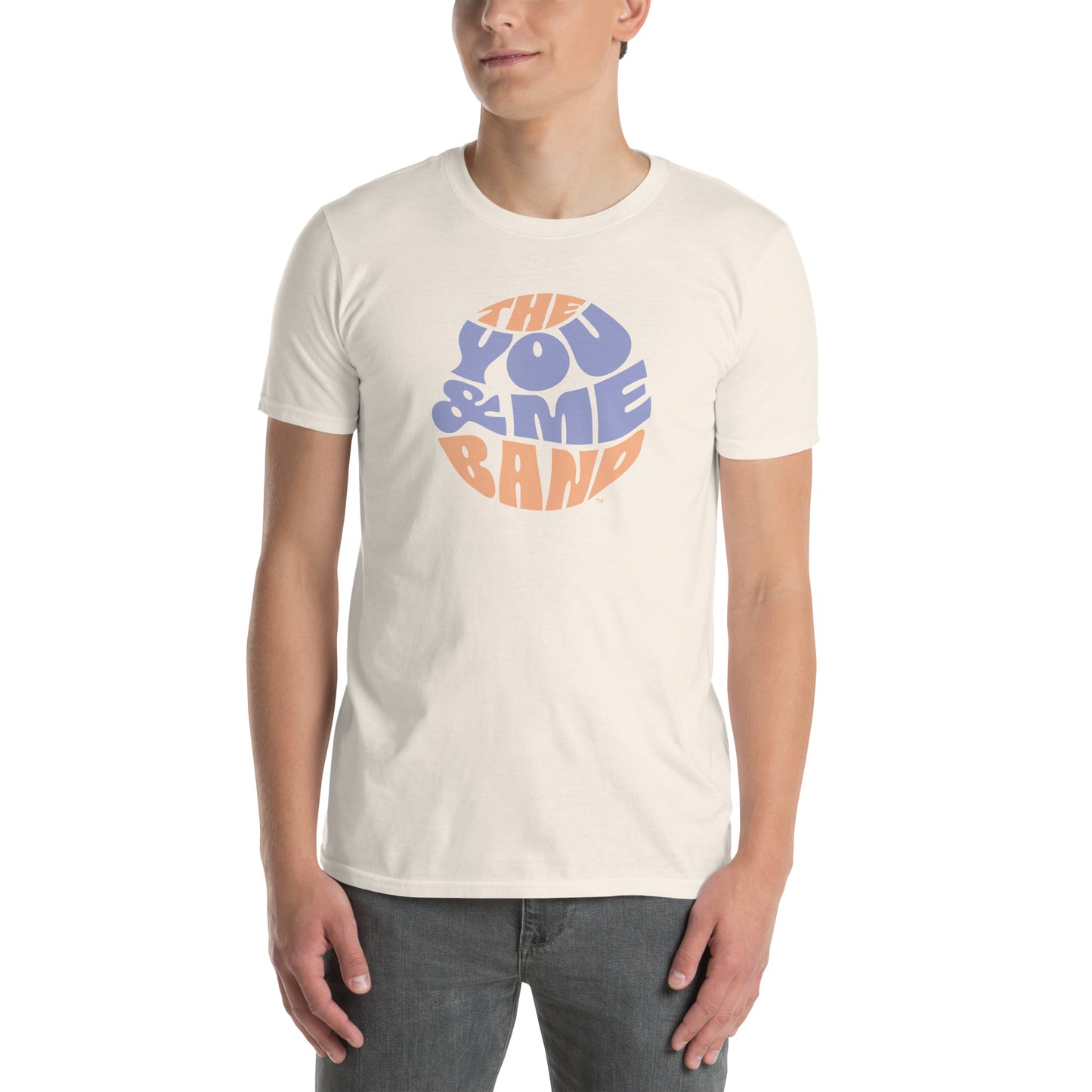Unisex T-Shirt - Purple & Orange logo