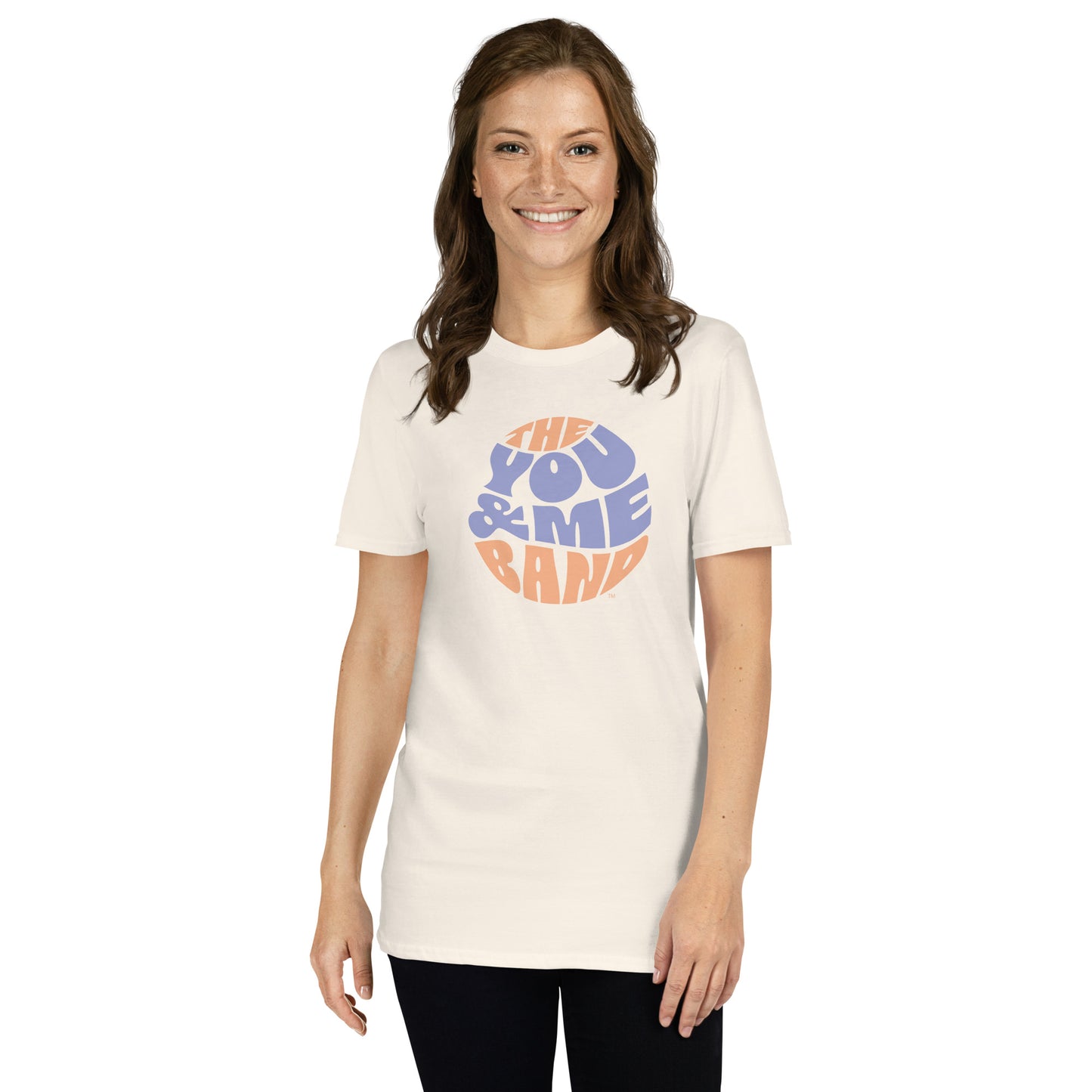 Unisex T-Shirt - Purple & Orange logo