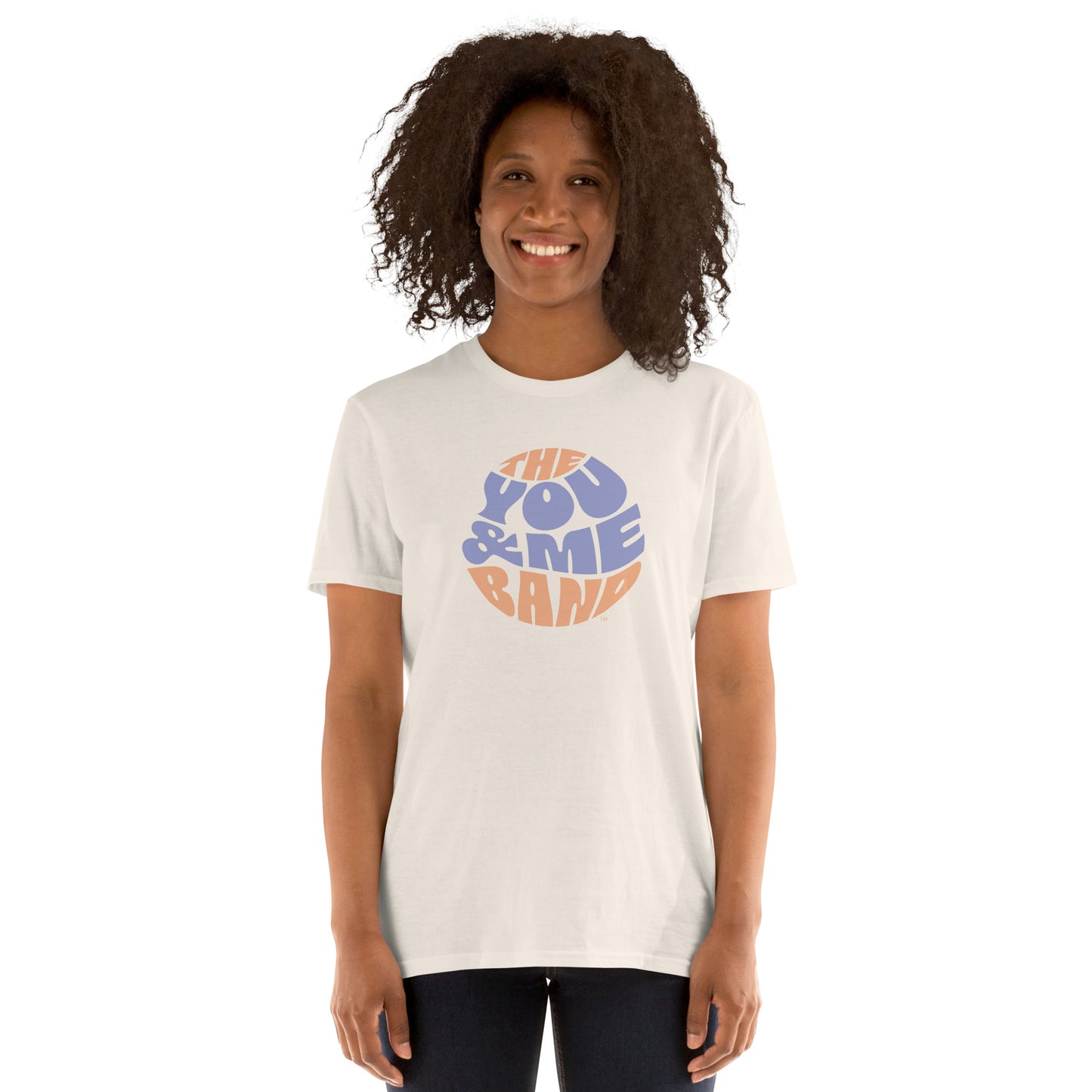 Unisex T-Shirt - Purple & Orange logo