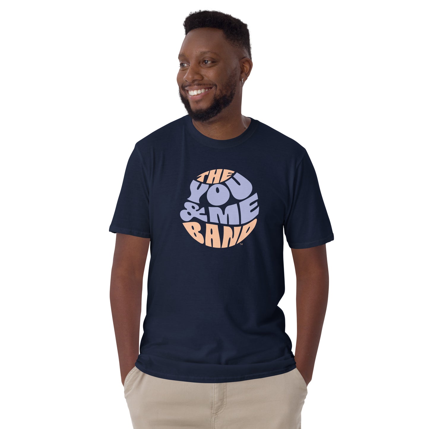 Unisex T-Shirt - Purple & Orange logo