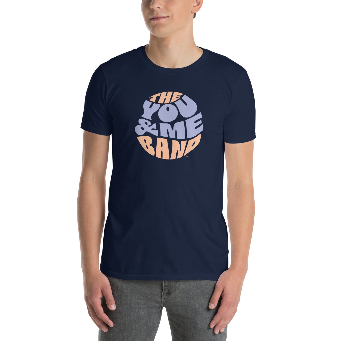 Unisex T-Shirt - Purple & Orange logo