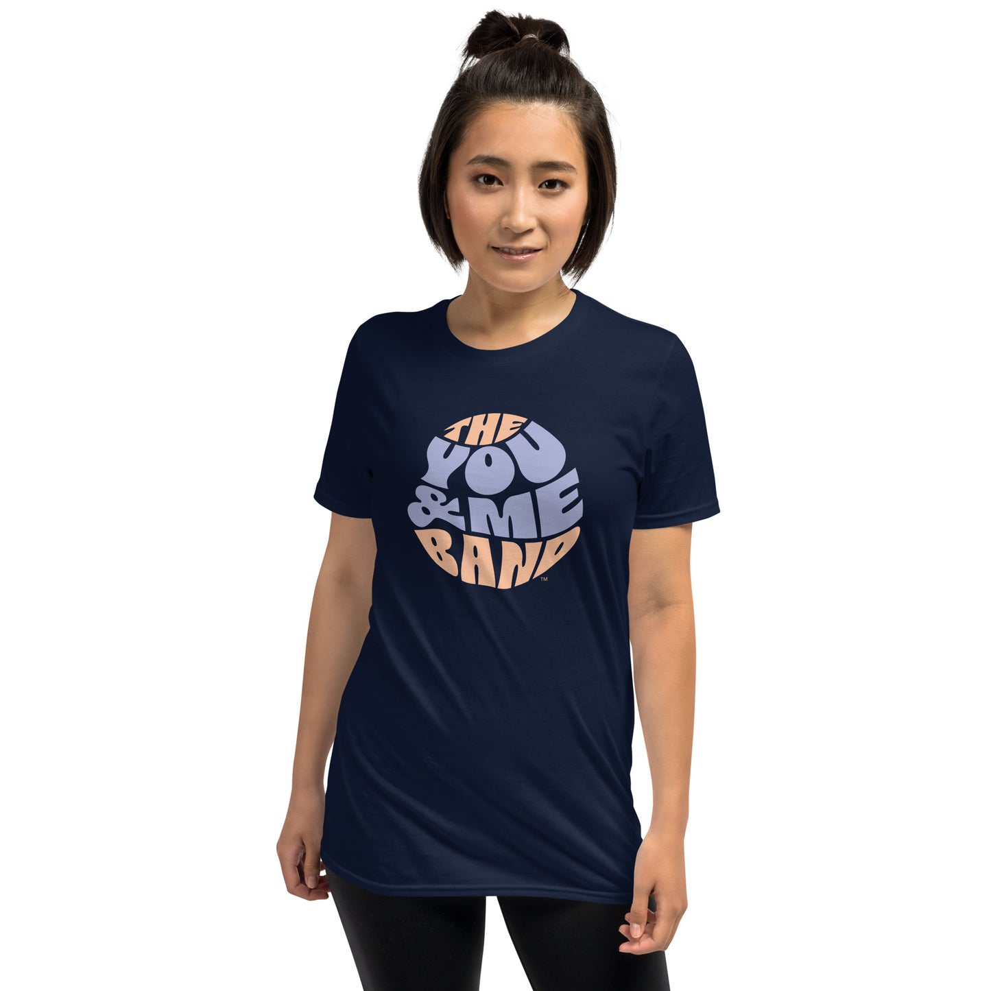 Unisex T-Shirt - Purple & Orange logo