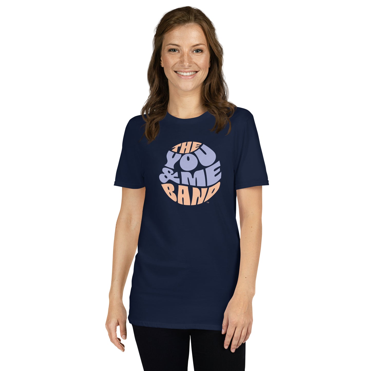 Unisex T-Shirt - Purple & Orange logo