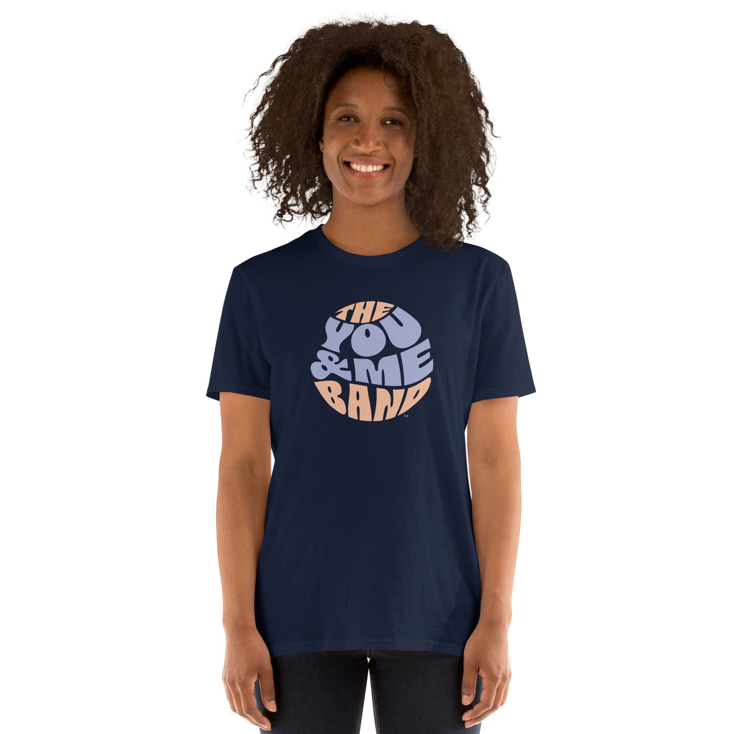 Unisex T-Shirt - Purple & Orange logo