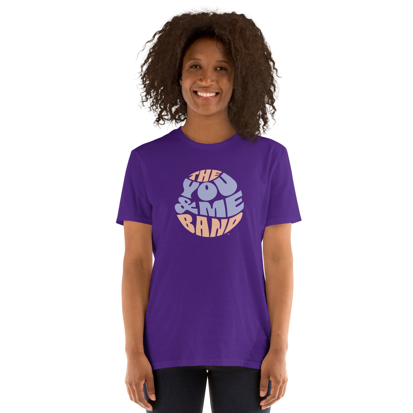 Unisex T-Shirt - Purple & Orange logo
