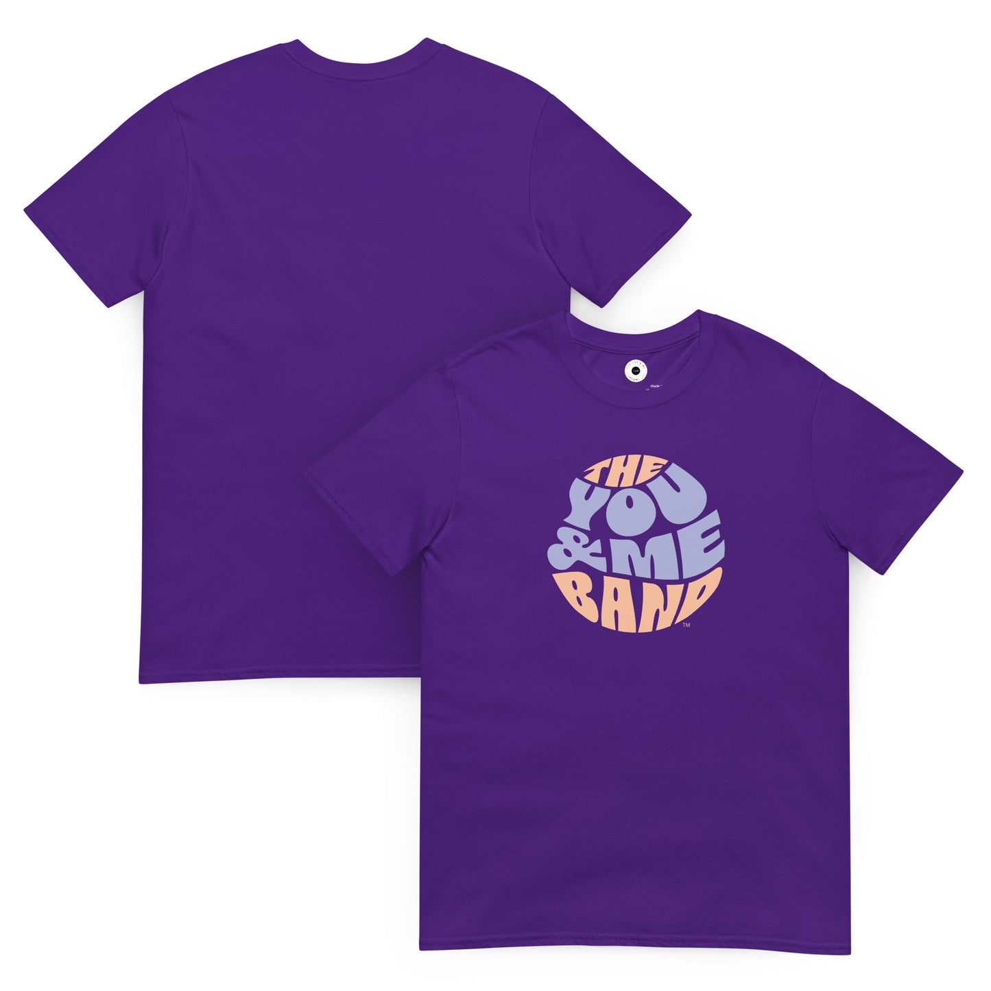 Unisex T-Shirt - Purple & Orange logo