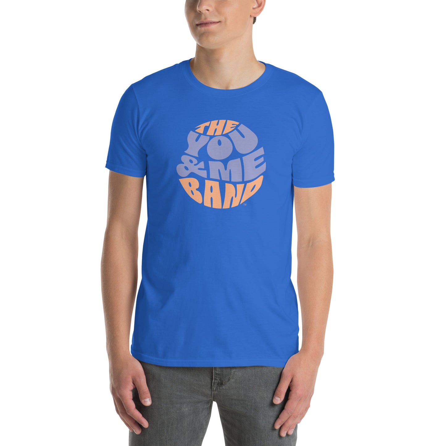 Unisex T-Shirt - Purple & Orange logo
