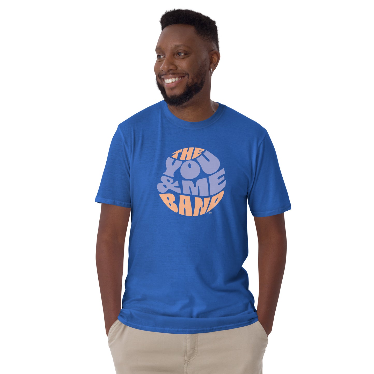 Unisex T-Shirt - Purple & Orange logo