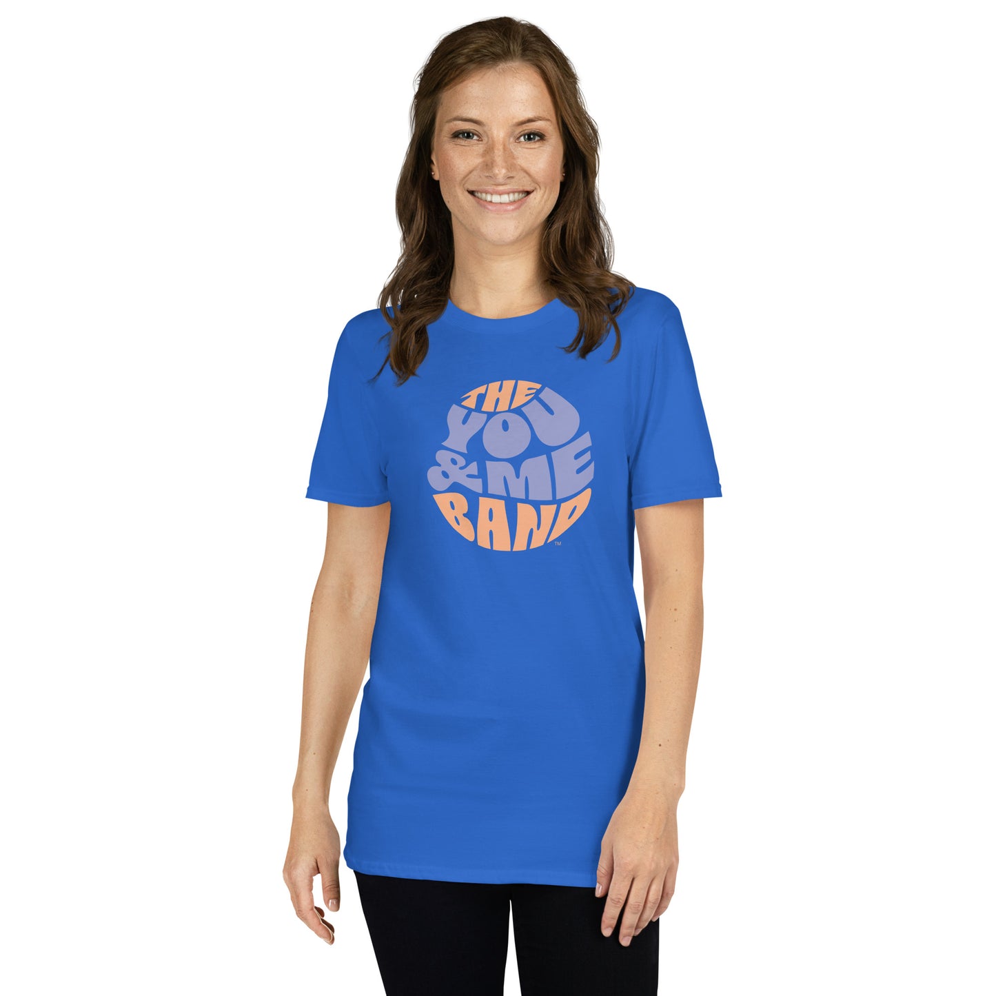 Unisex T-Shirt - Purple & Orange logo
