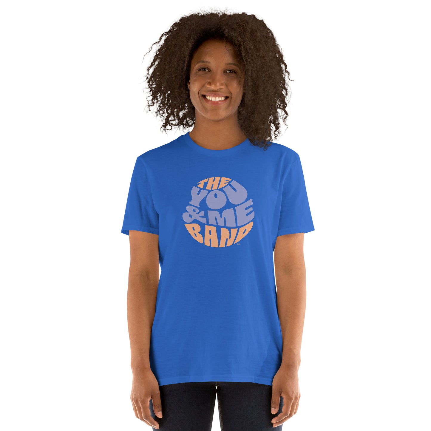 Unisex T-Shirt - Purple & Orange logo