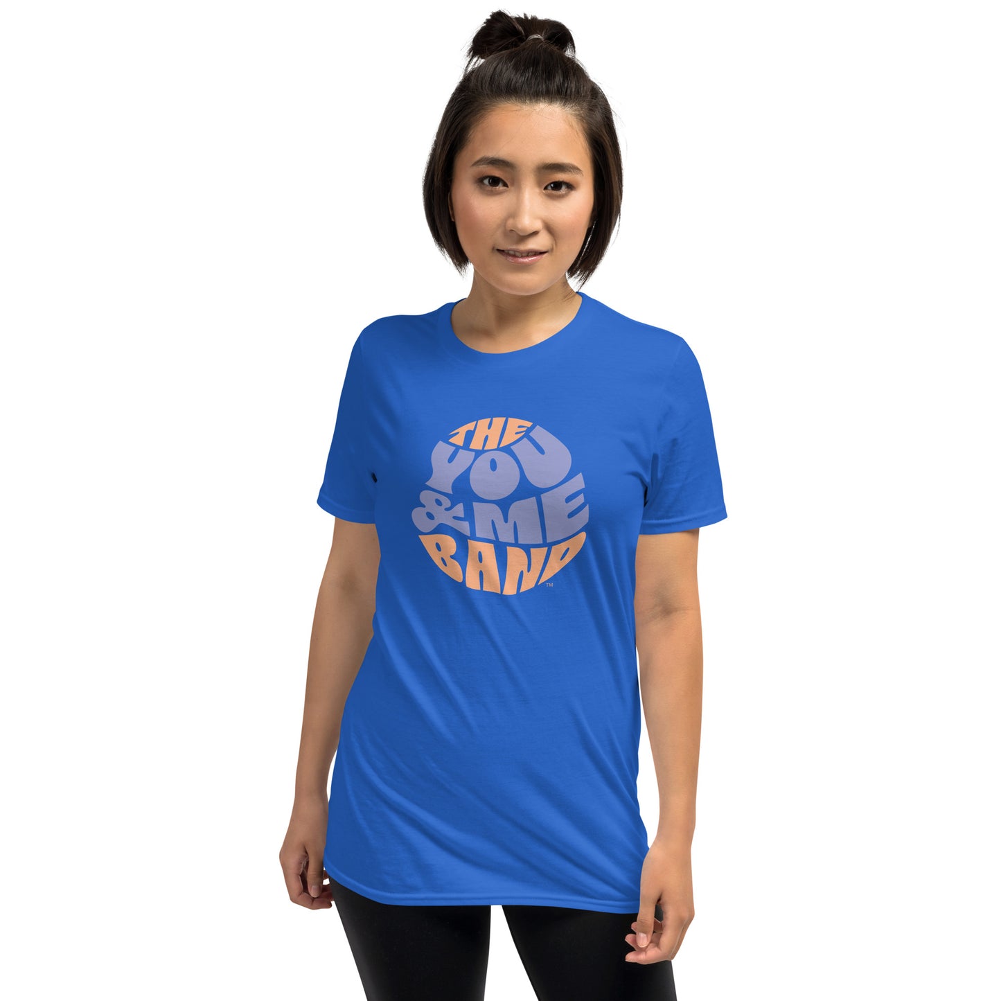 Unisex T-Shirt - Purple & Orange logo