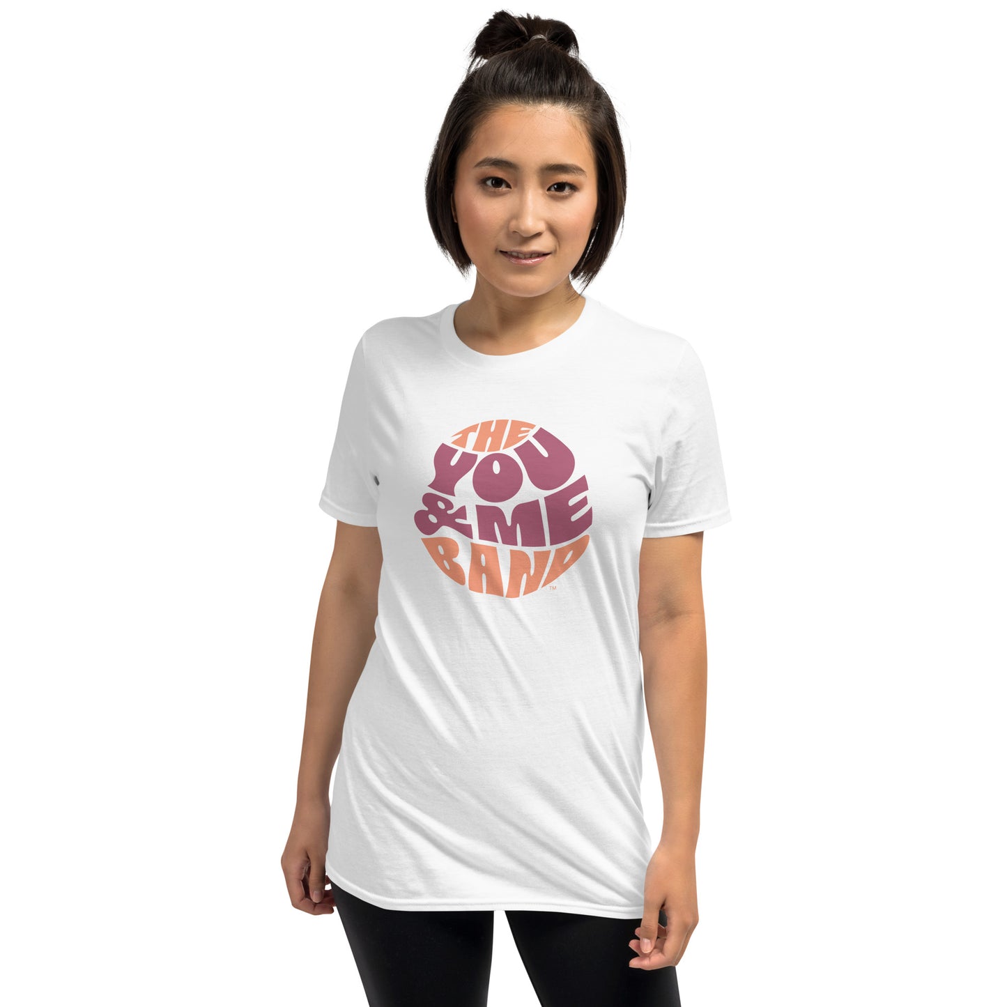 Unisex T-Shirt - Magenta & Orange logo