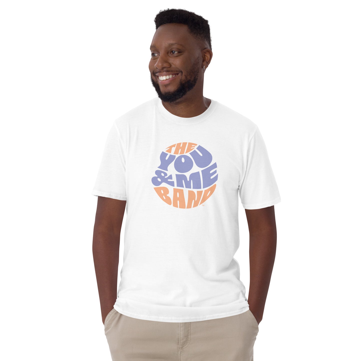 Unisex T-Shirt - Purple & Orange logo