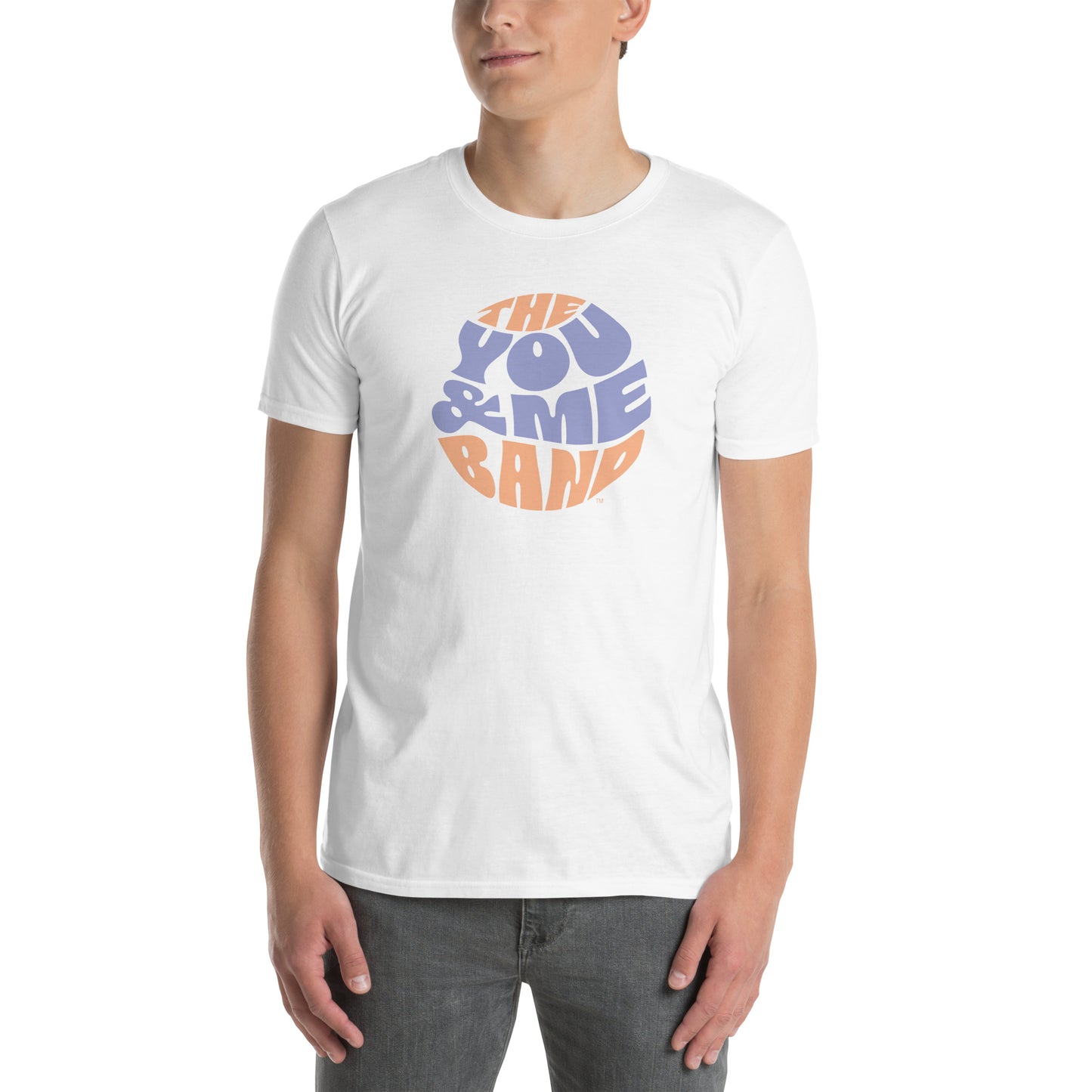 Unisex T-Shirt - Purple & Orange logo