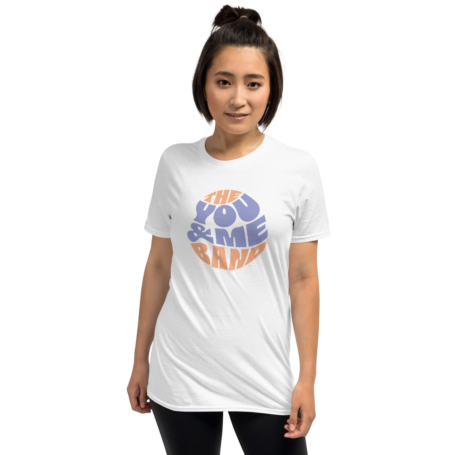 Unisex T-Shirt - Purple & Orange logo