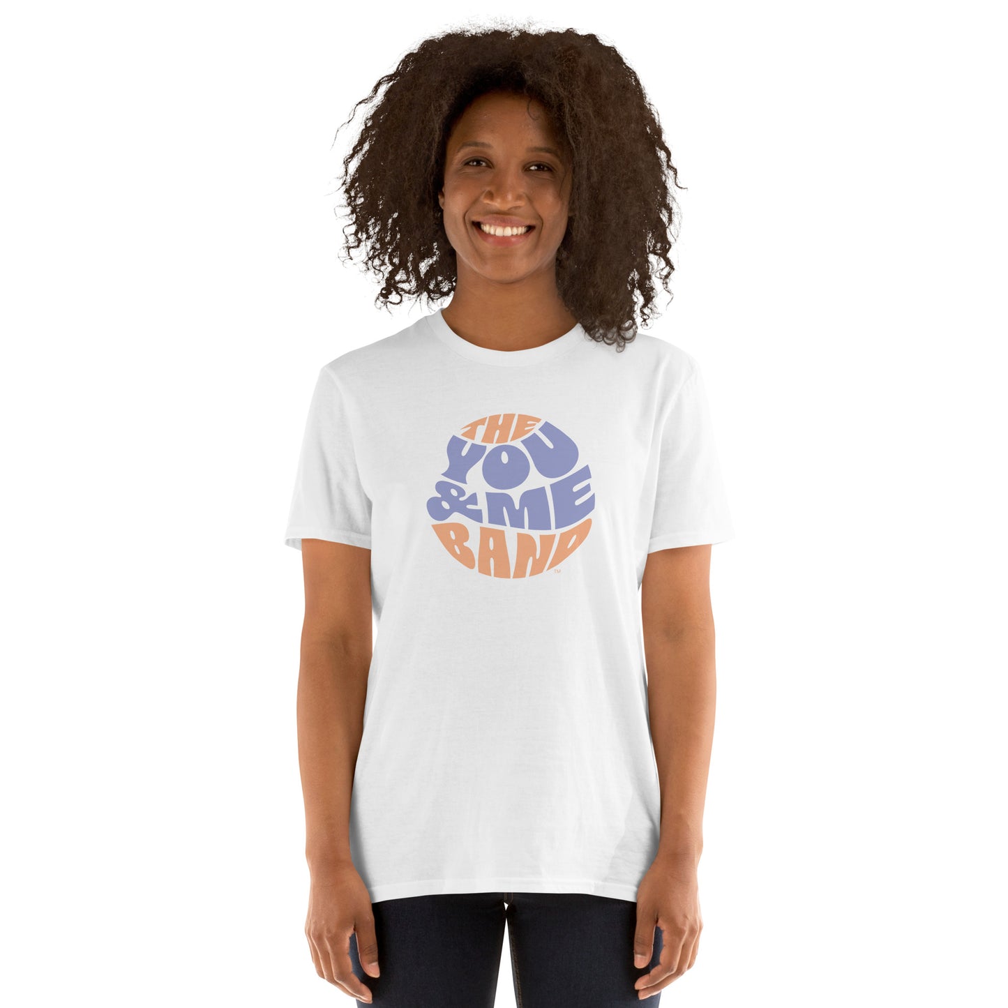 Unisex T-Shirt - Purple & Orange logo