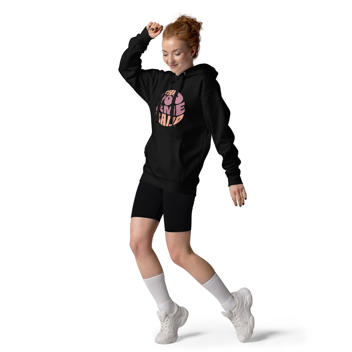 Unisex Hoodie - Magenta & Orange logo