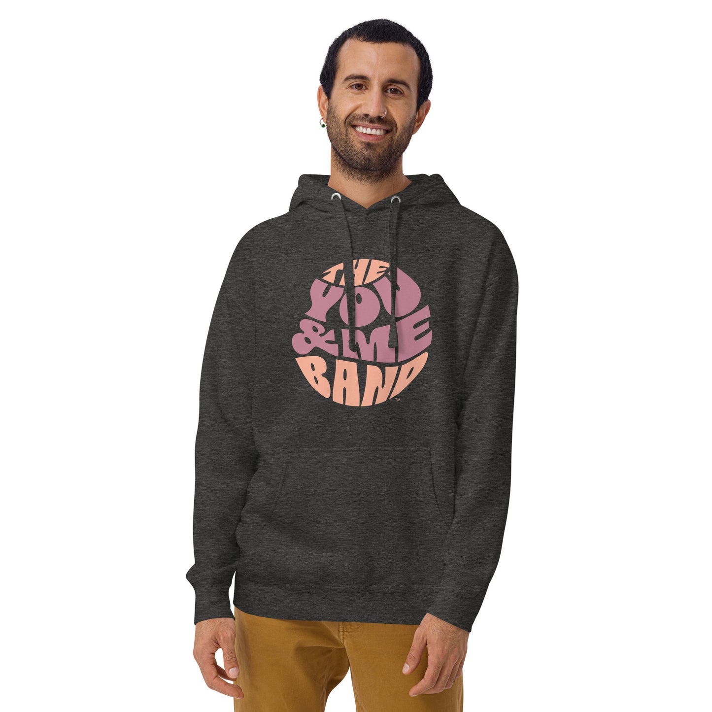 Unisex Hoodie - Magenta & Orange logo