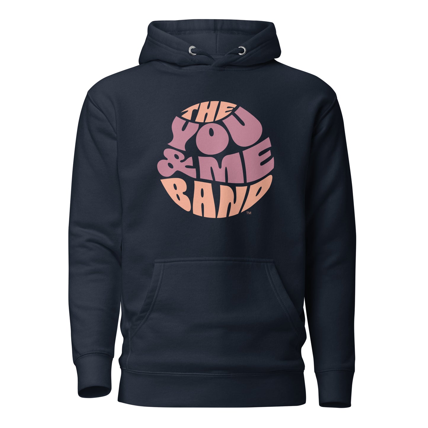 Unisex Hoodie - Magenta & Orange logo