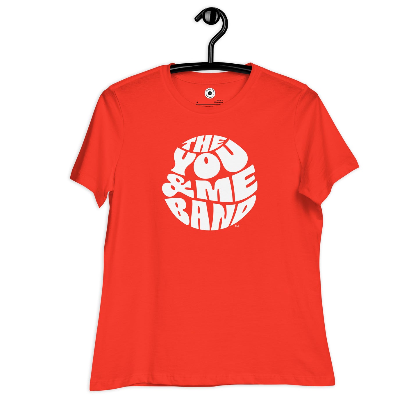 Women's Relaxed T-Shirt - Black logo