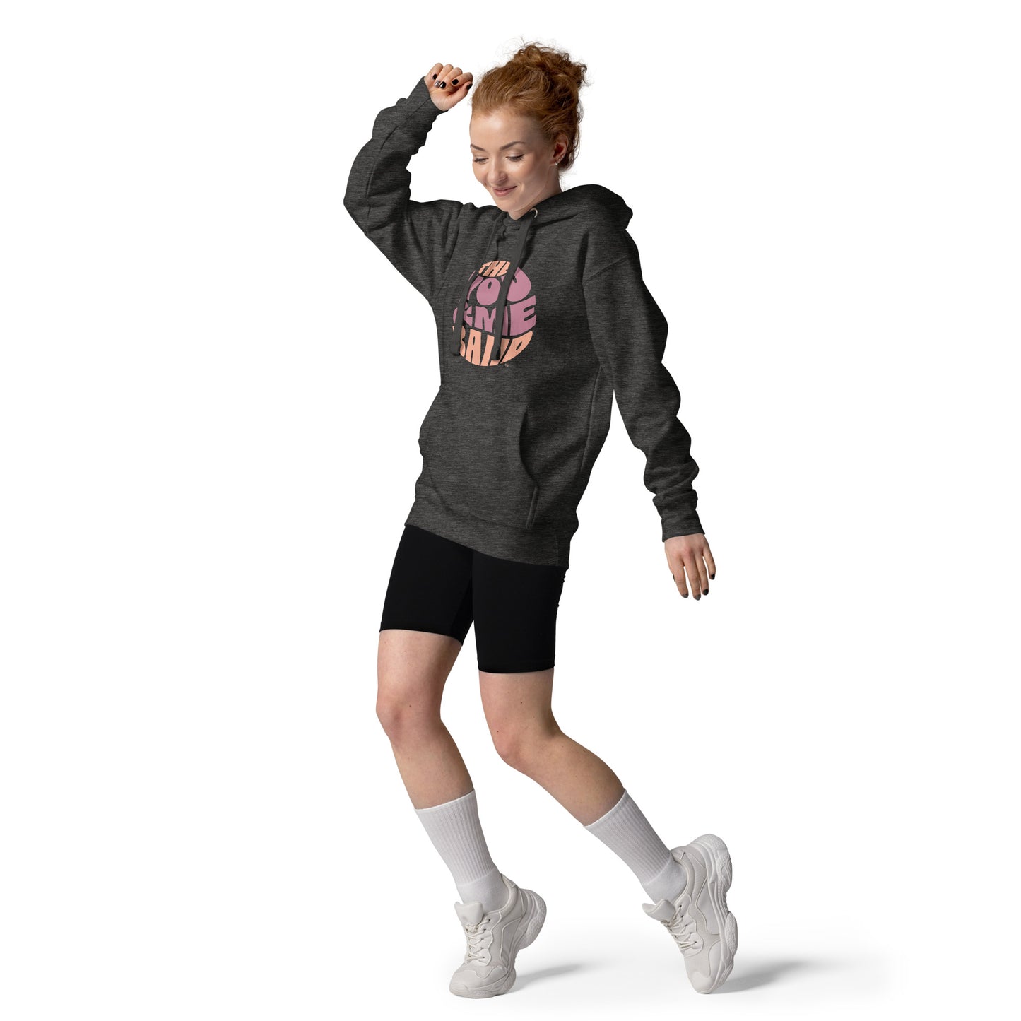 Unisex Hoodie - Magenta & Orange logo